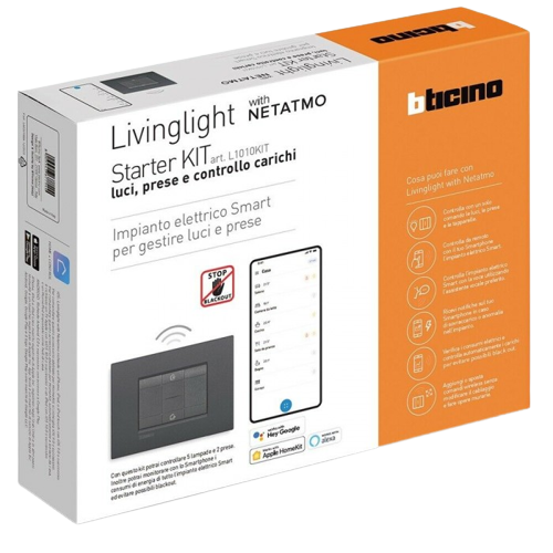 BTICINO - LL - KIT LUCE SMART ANTRACITE