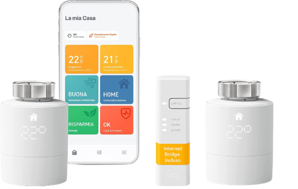 TADO KIT TERMOSTATO V3+ E 1 VALVOLA