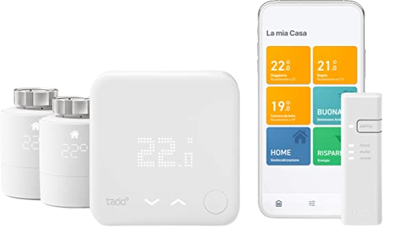 TADO KIT TERMOSTATO V3+ E 2 VALVOLE