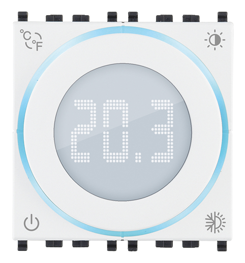 TERMOSTATO ROTELLA CONNESSO IOT2M BIANCO
