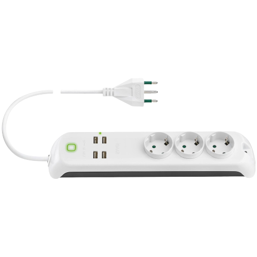 VIMAR - MULTIPRESA WIFI 3SCHUKO,4USB,16A