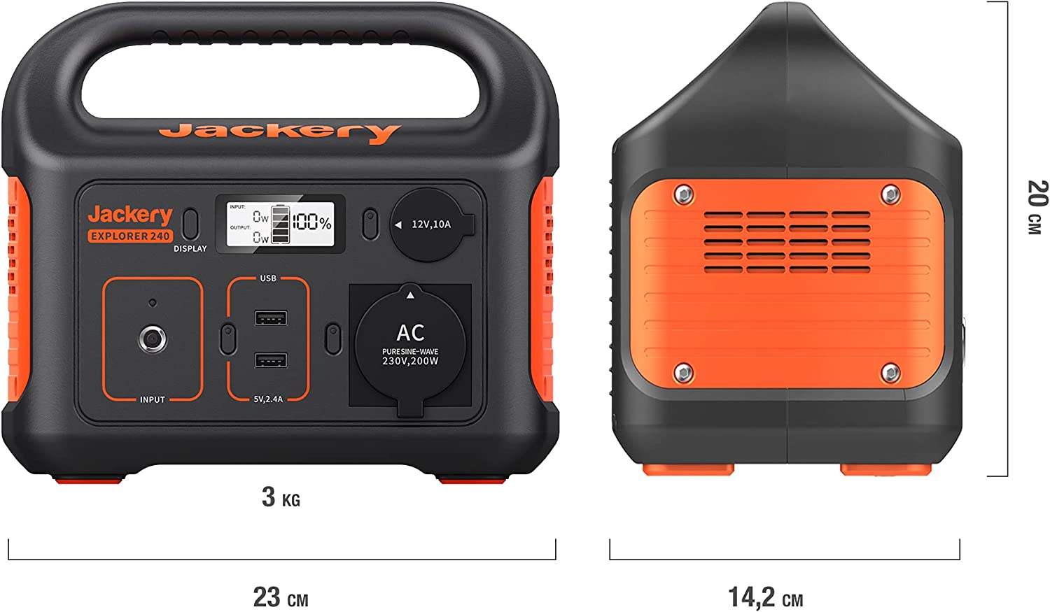 Jackery Explorer 240 centrale elettrica portatile - iotDomus